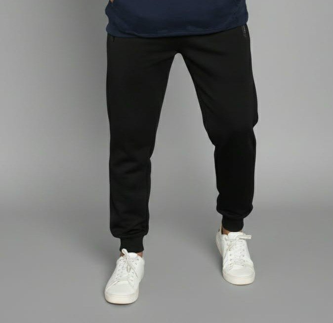 Black Trouser with Double Side Zipper Pockets - Image 4